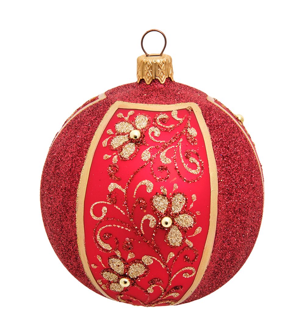 Элита НФШ-1552 Ел.украшение Шар «Русская красавица» 85 мм