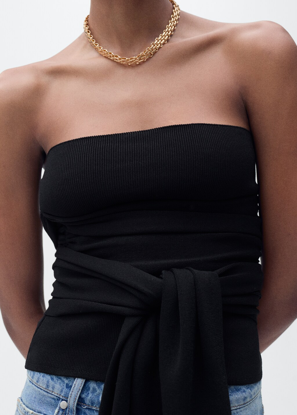 Топ-бандо с узлом