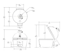 Керамический гриль Big Green Egg MiniMax, 33 см