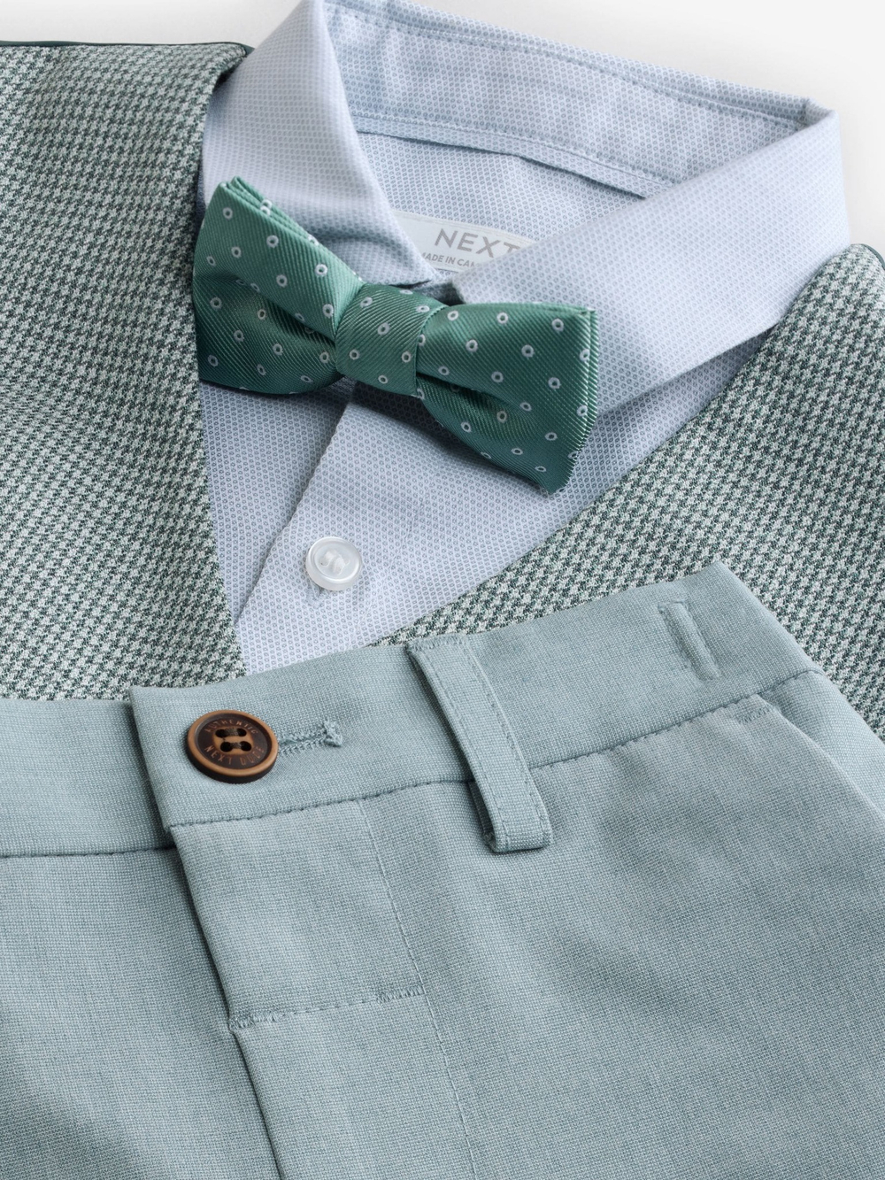 Комплект из четырех предметов для мальчика Next E51-027, Светло-зеленый, Голубой