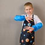 Фартук для творчества с застёжкой фастекс. Галактика