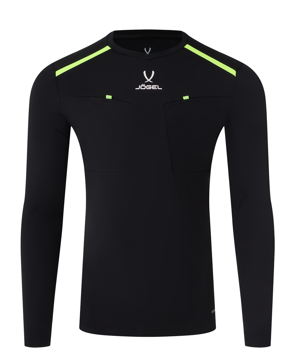 Футболка судейская с длинным рукавом DIVISION PerFormDRY Referee LS Tee, черный
