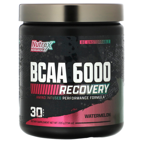 Nutrex Research, BCAA 6000, арбуз, 225 г (8,2 унции)