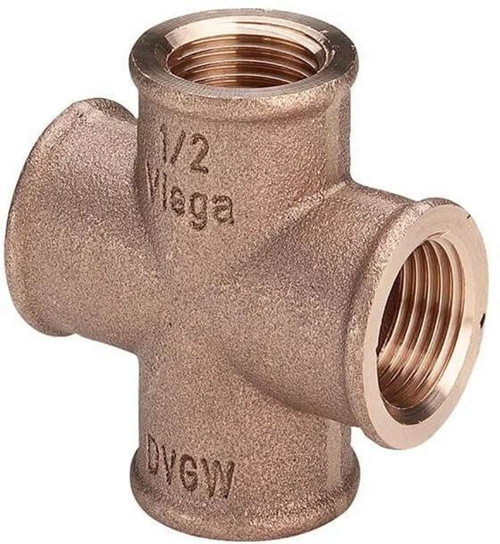 VIEGA Крестовина ВР, бронза, модель 3180 1" 320638