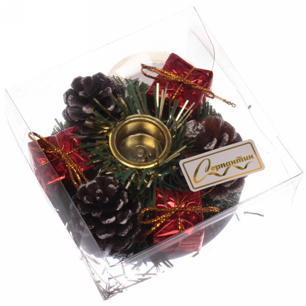 Подсвечник «Лесные подарки» 9 см