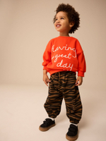 Джоггеры для мальчика Next E99-956, Черный, Коричневый