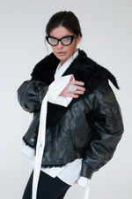 Дубленка с эко-мехом ELIAS