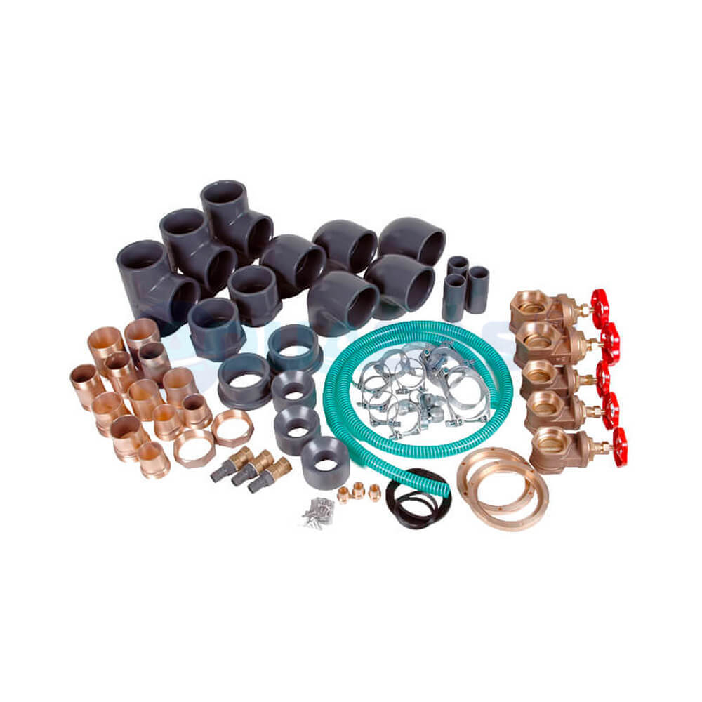 Монтажный комплект гидромассажной системы Hugo Lahme на 6 форсунок (8650050)