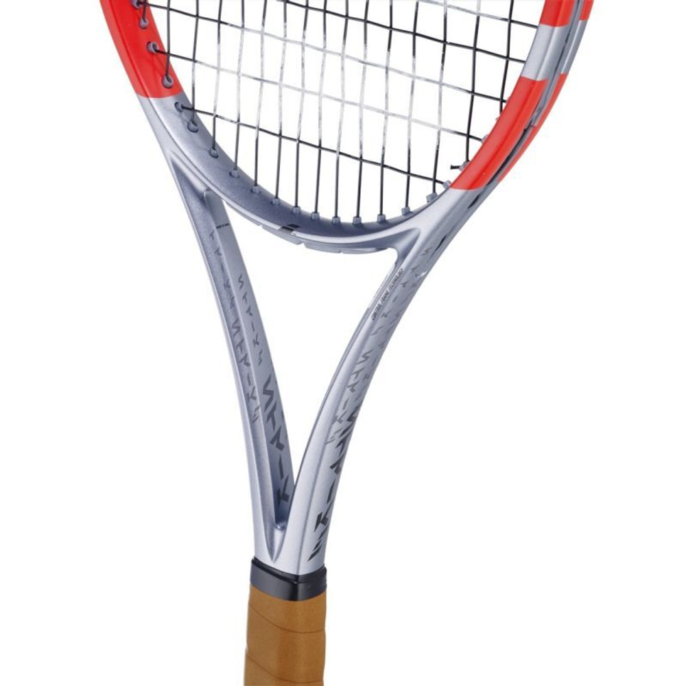Теннисная ракетка Babolat Pure Strike 97 4-gen 2 Pack - grey/fluo strike