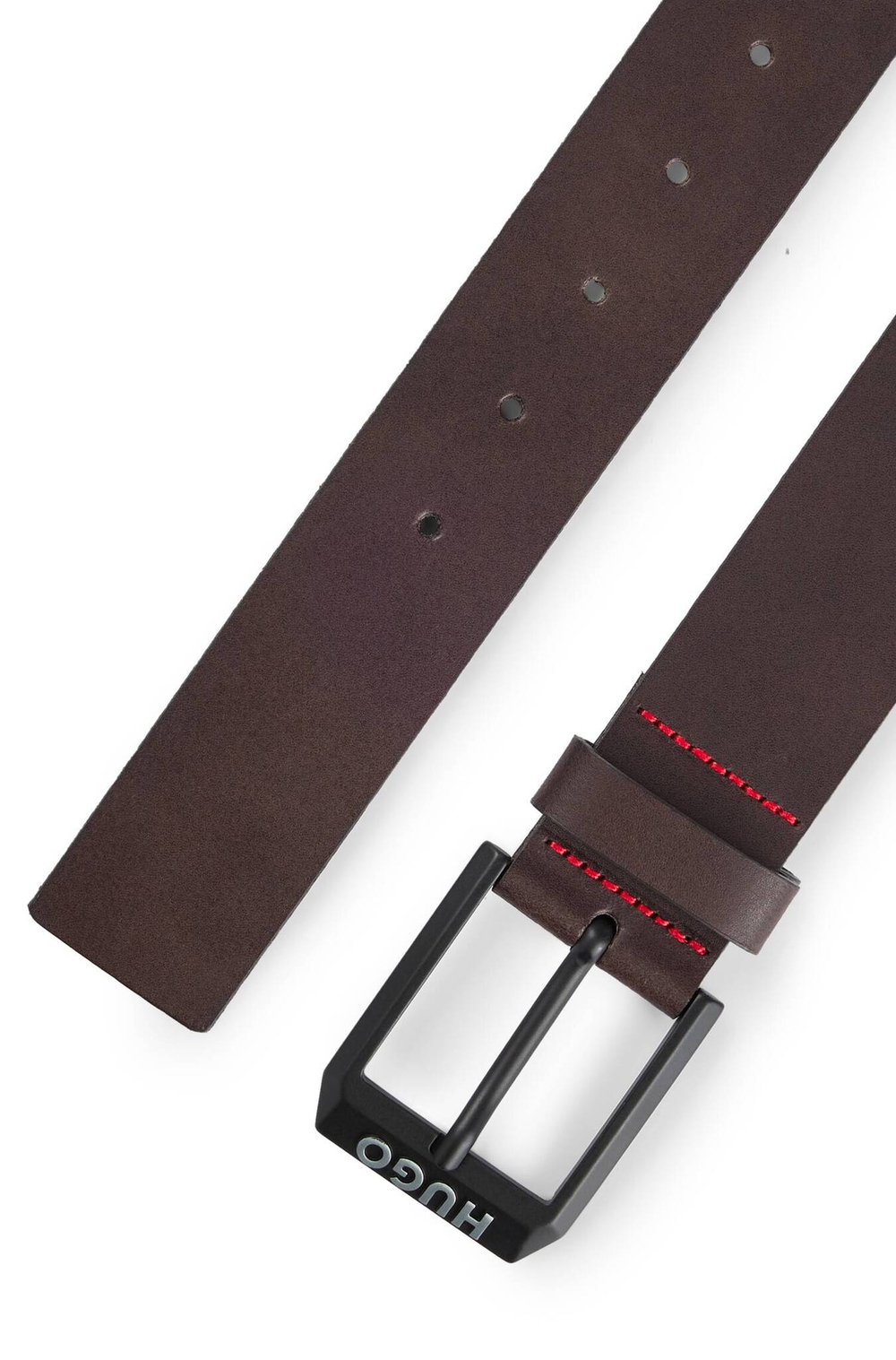 Кожаный ремень Gelio-B_Sz40 HUGO - коричневый(50503404)