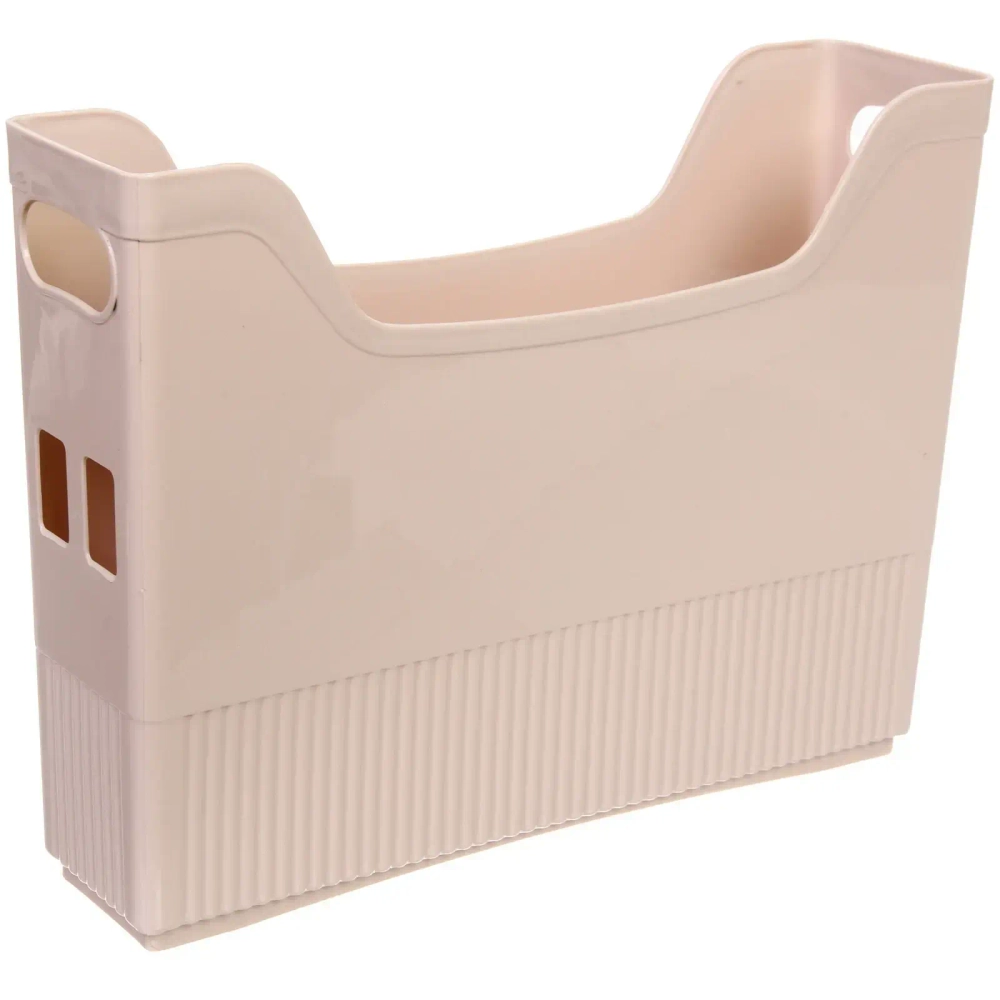 Органайзер - лоток для хранения на колесиках «ИДЕАДОМА», цвет бежевый, 33.6*8.7*25.2см