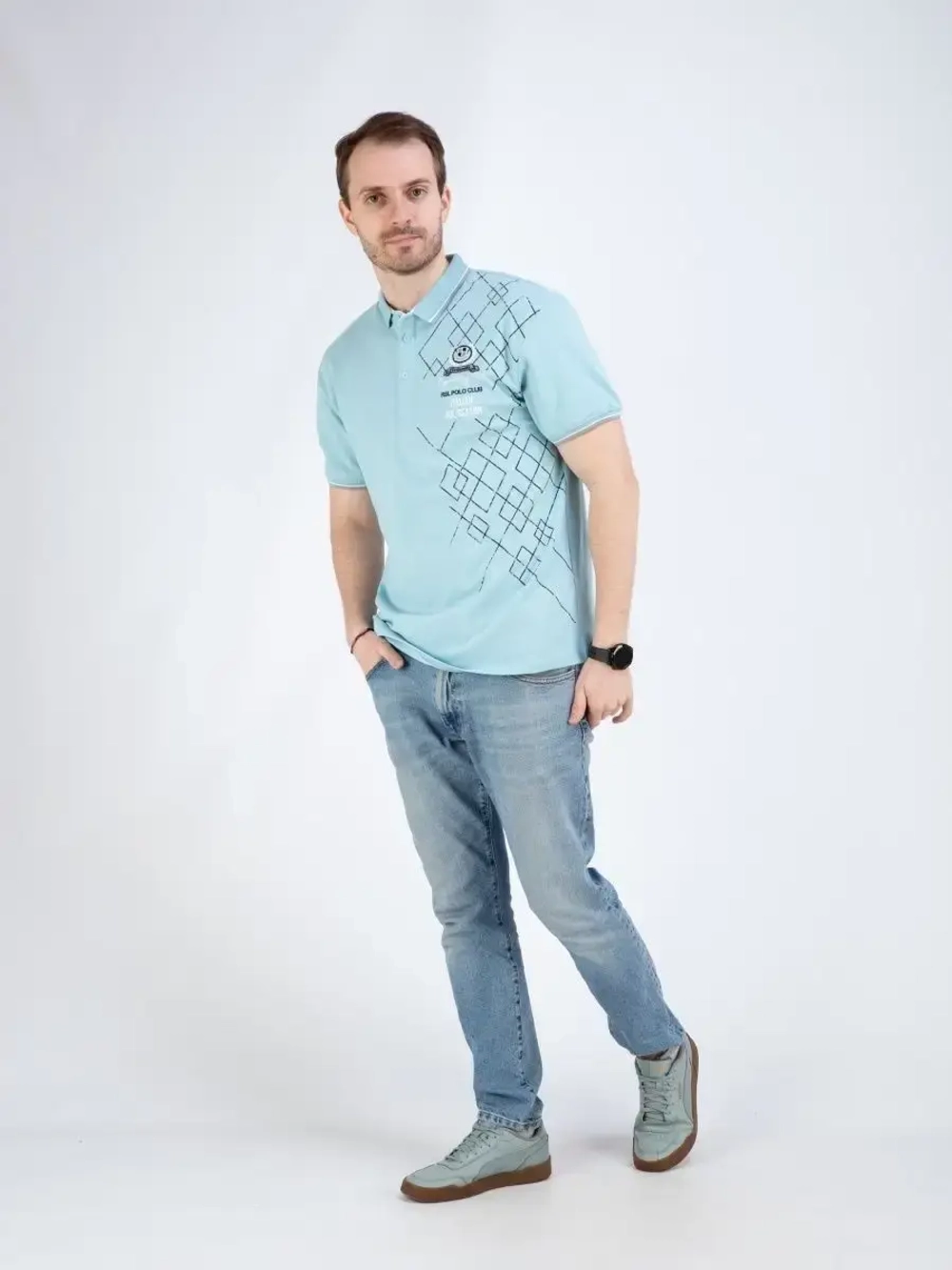 Футболка поло мужская Турция, тенниска