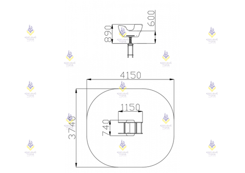 Качалка «Кораблик» тип-1