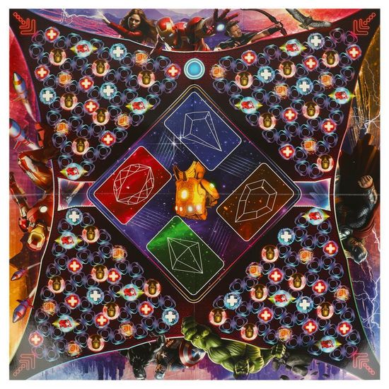 Настольная игра-ходилка квадрат. Команда героев. 40 карточек. 250х250х55 мм. Умные игры