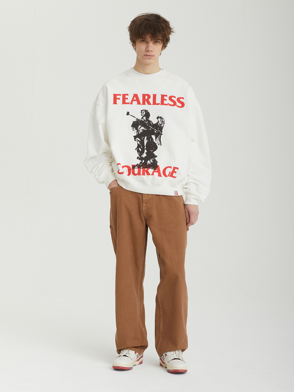Мужская Толстовка Fearless Cewneck