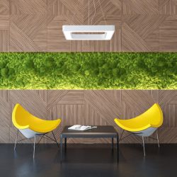 Светильник LED ЭРА Geometria SPO-164-W-40K-110 Quadro 110Вт 4000К 10500Лм IP40 800*800*80 белый подвесной | Декоративные светильники Geometria