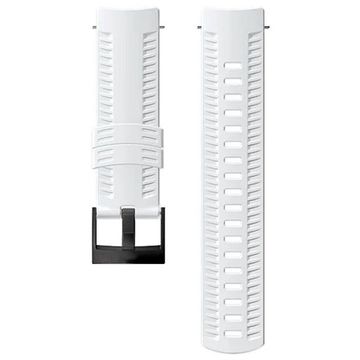 Ремешок силиконовый для Suunto 9 / 9 Baro быстросъемный 24 мм (Белый)