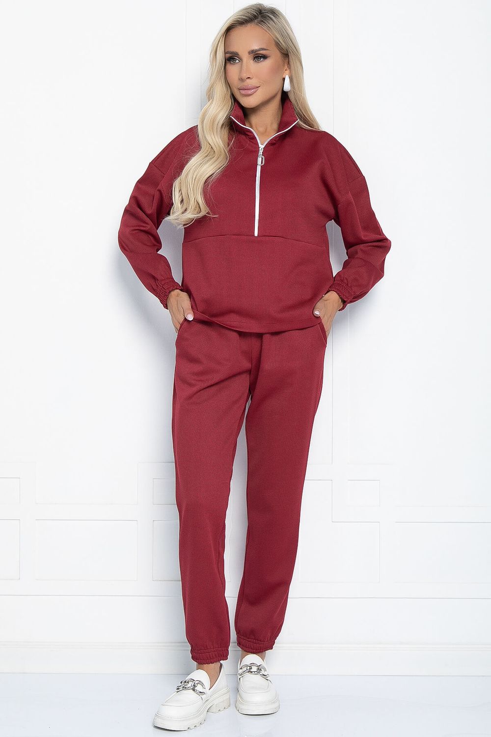 Костюм Спорти (бордовый) К11082 LT Collection