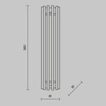 Настенный светильник (бра) Maytoni MOD410WL-L12CH3K