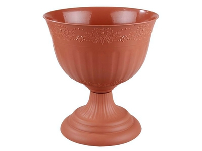 Вазон Венеция 10л, коричневый