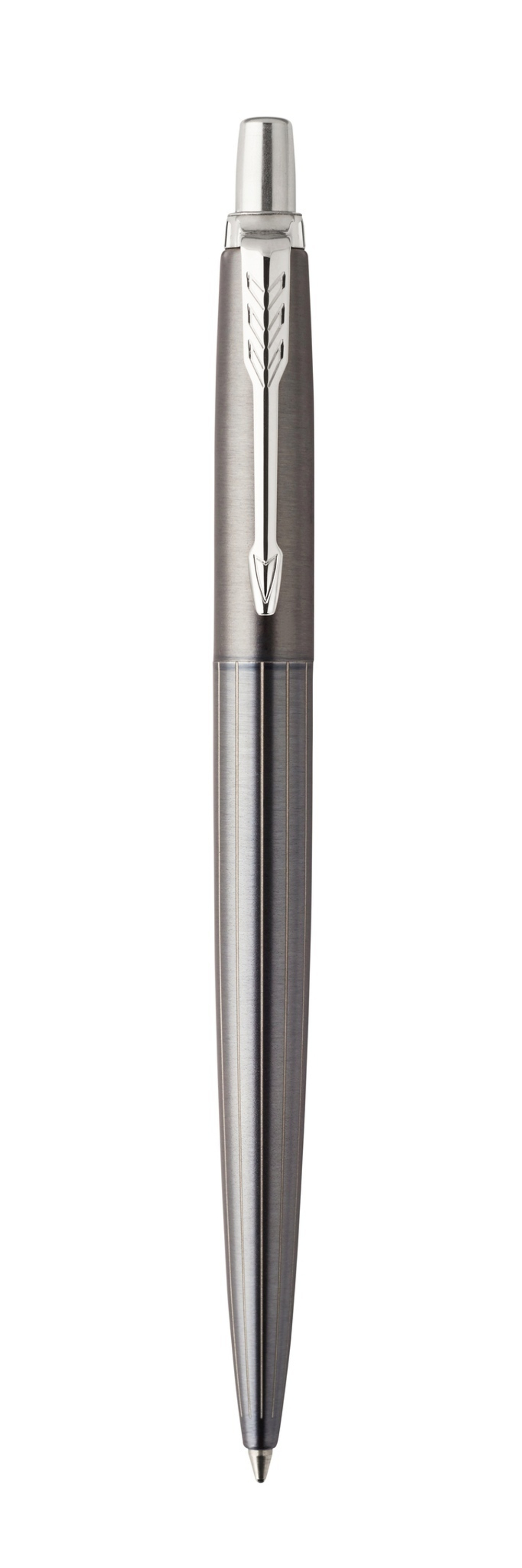 Ручка гелевая Parker Jotter Premium K178, Oxford Grey Pinstripe CT, MBlack