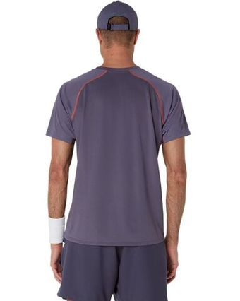Мужская теннисная футболка Asics Match Actibreeze SS Top - Фиолетовый