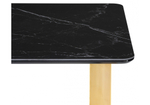 Керамический стол Woodville Селена 2 180х90 черный мрамор, золото