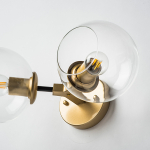 785623 Бра BETA 2x40W E27 ЗОЛОТО/ЧЕРНЫЙ