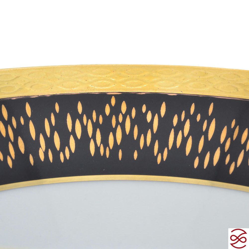 Салатник 25 см Tosca Black Gold