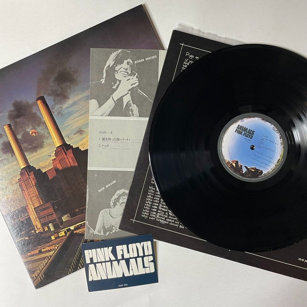 Винтажная виниловая пластинка LP Pink Floyd Animals (Japan 1977) (No Obi) Pigs On The Wing