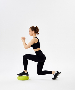 Диск балансировочный BP-104, с насосом, массажный, лаймовый