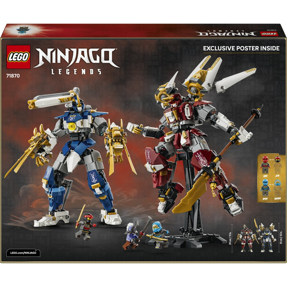 Конструктор LEGO Ninjago 71870 Двойные титановые мехи — фото 12