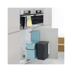 Набор ведер для мусора Brabantia Sort&Go 16л 2шт общий вид