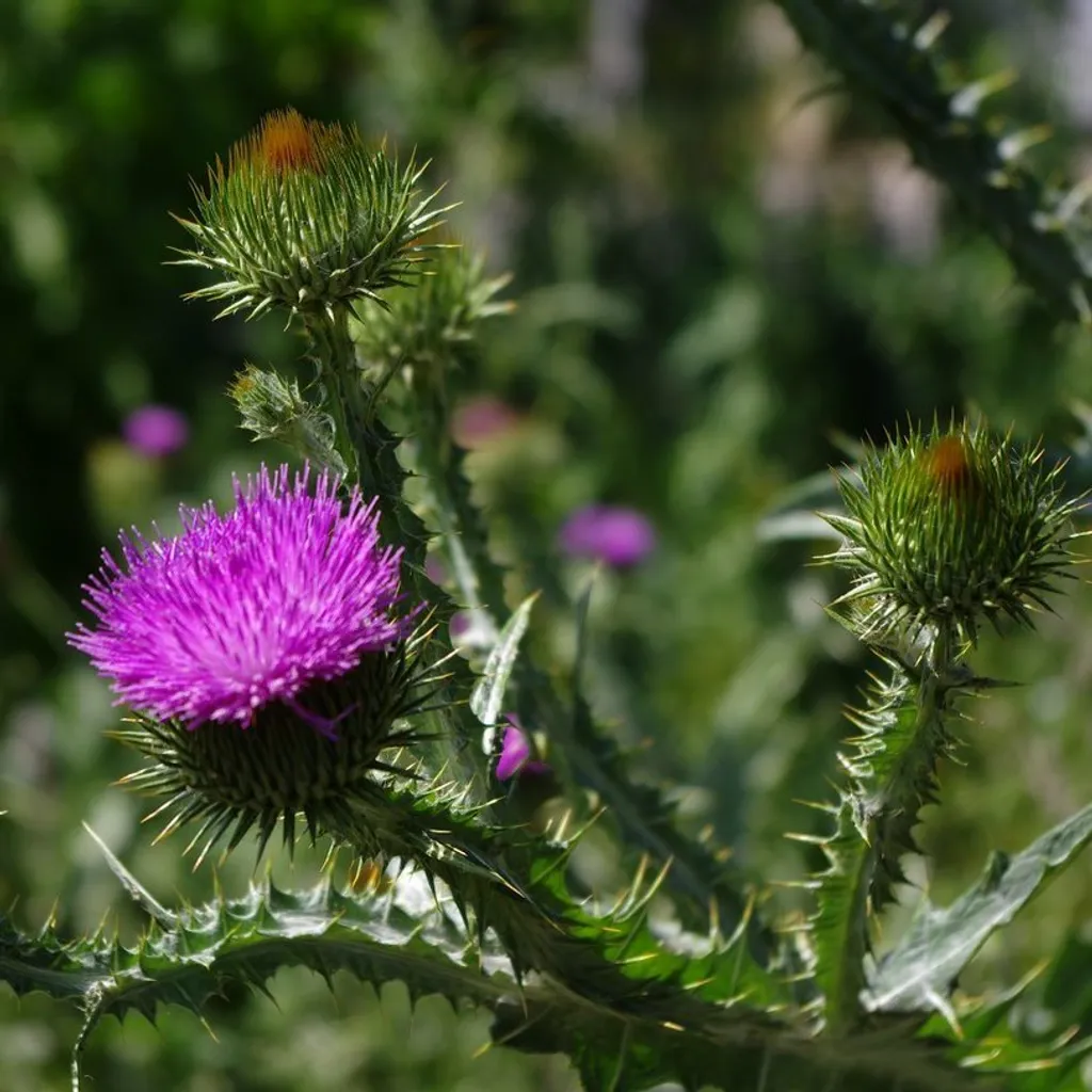 Татарник колючий