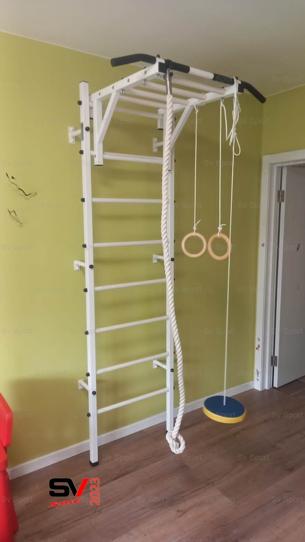 Монтаж шведской стенки Sv Sport в бетонные, кирпичные стены