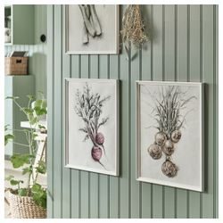 IKEA KNOPPÄNG  (ИКЕА КНОППÄНГ)  -  Рамка, белая, 40x50 см