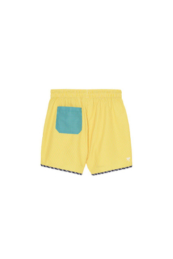 ZARA X BENITO ANTONIO ДЛИННЫЕ ПЛАВКИ В КОНТРАСТНУЮ КЛЕТКУ, ЖЕЛТЫЙ