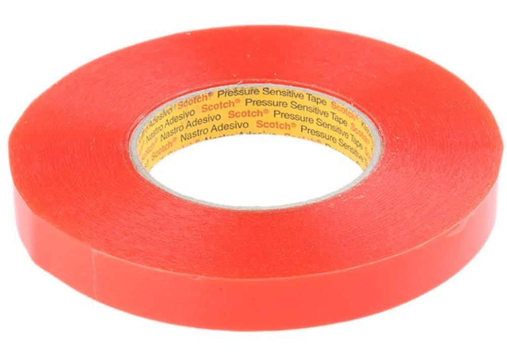 Лента двусторонняя клейкая PET 20мм/50м