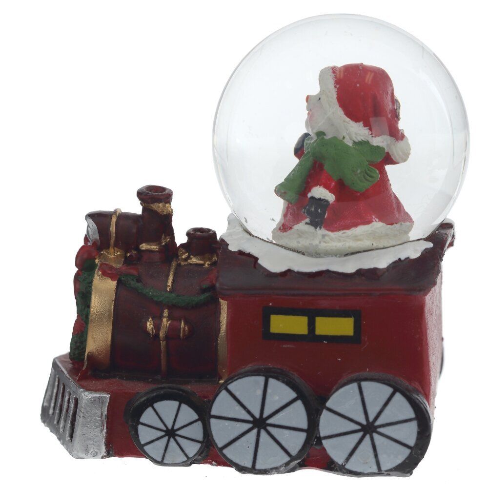 GAEM Фигурка декор в стекл шаре"Дед Мороз/Снеговик" (подсвет, LR44x2), D 5 см, L7,5 W5 H8 см, 3в.