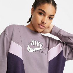 Толстовка NIKE женская W NSW HERITAGE CREW FLC