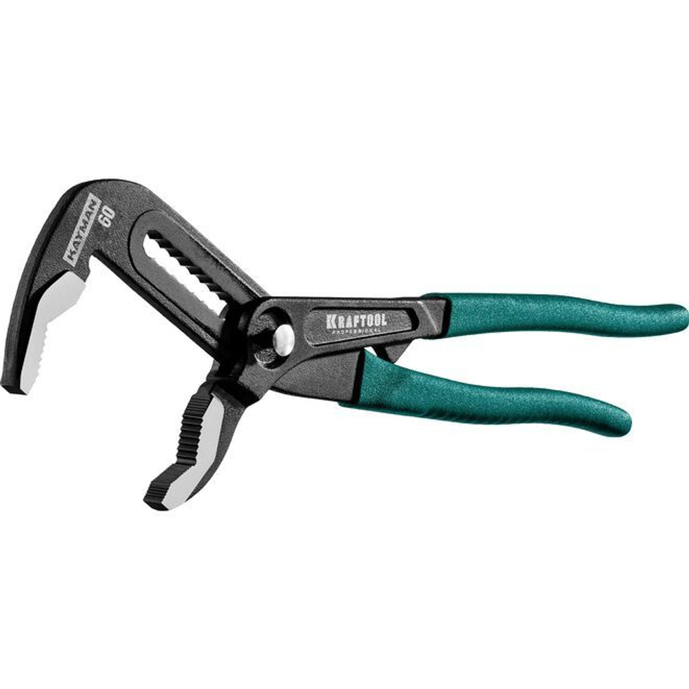 Клещи переставные KRAFTOOL KAYMAN 250 мм, захват до 60 мм/ 2", с быстрой регулировкой
