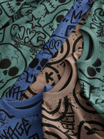 Пижама для мальчика Next B84-141, 3 шт., Коричневый, Синий, Бирюзовый