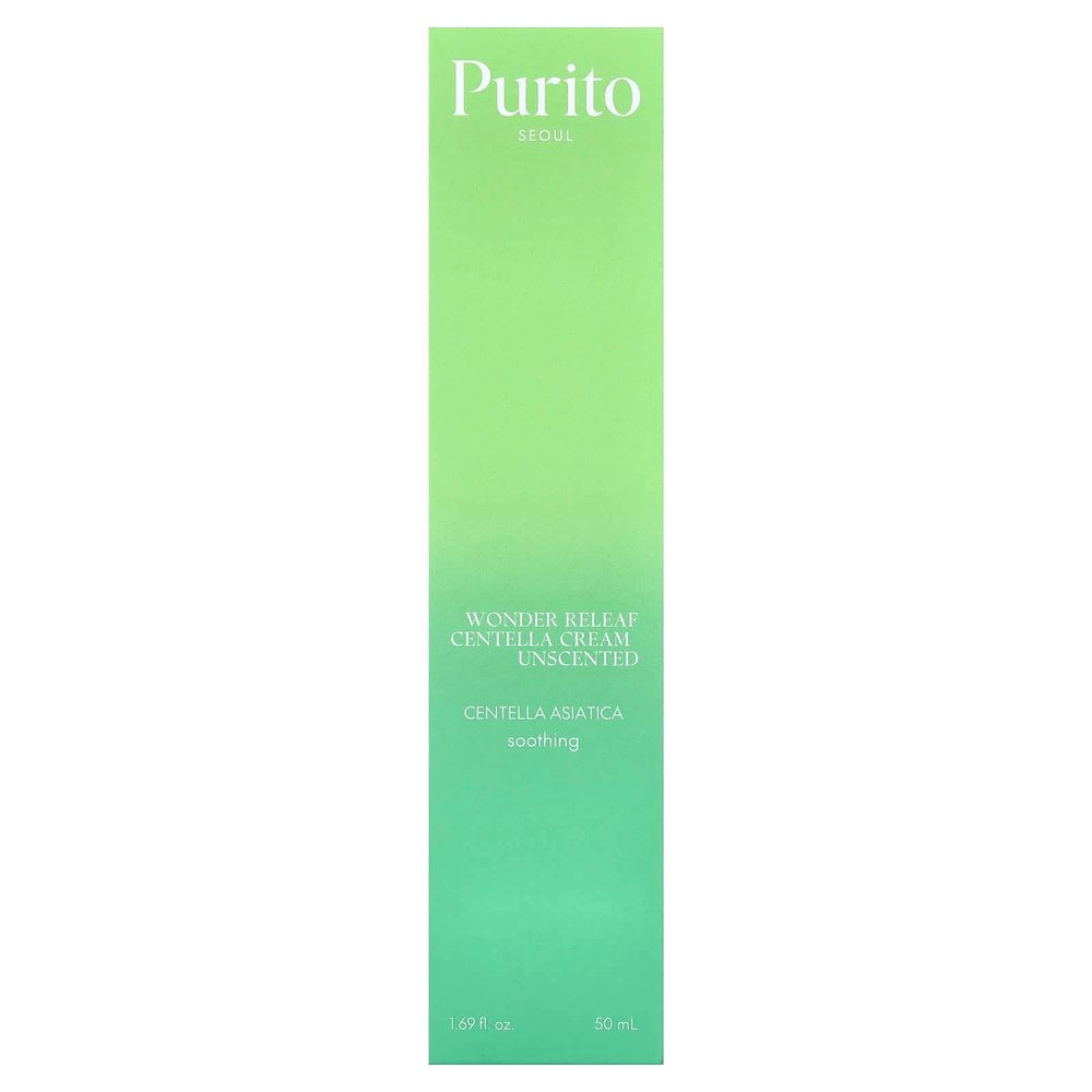 Purito, Wonder Releaf, крем с центеллой, без запаха, 50 мл (1,69 жидк. унц.)