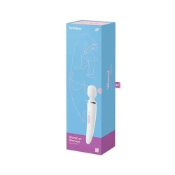 Белый вибратор Satisfyer Wand-er Woman