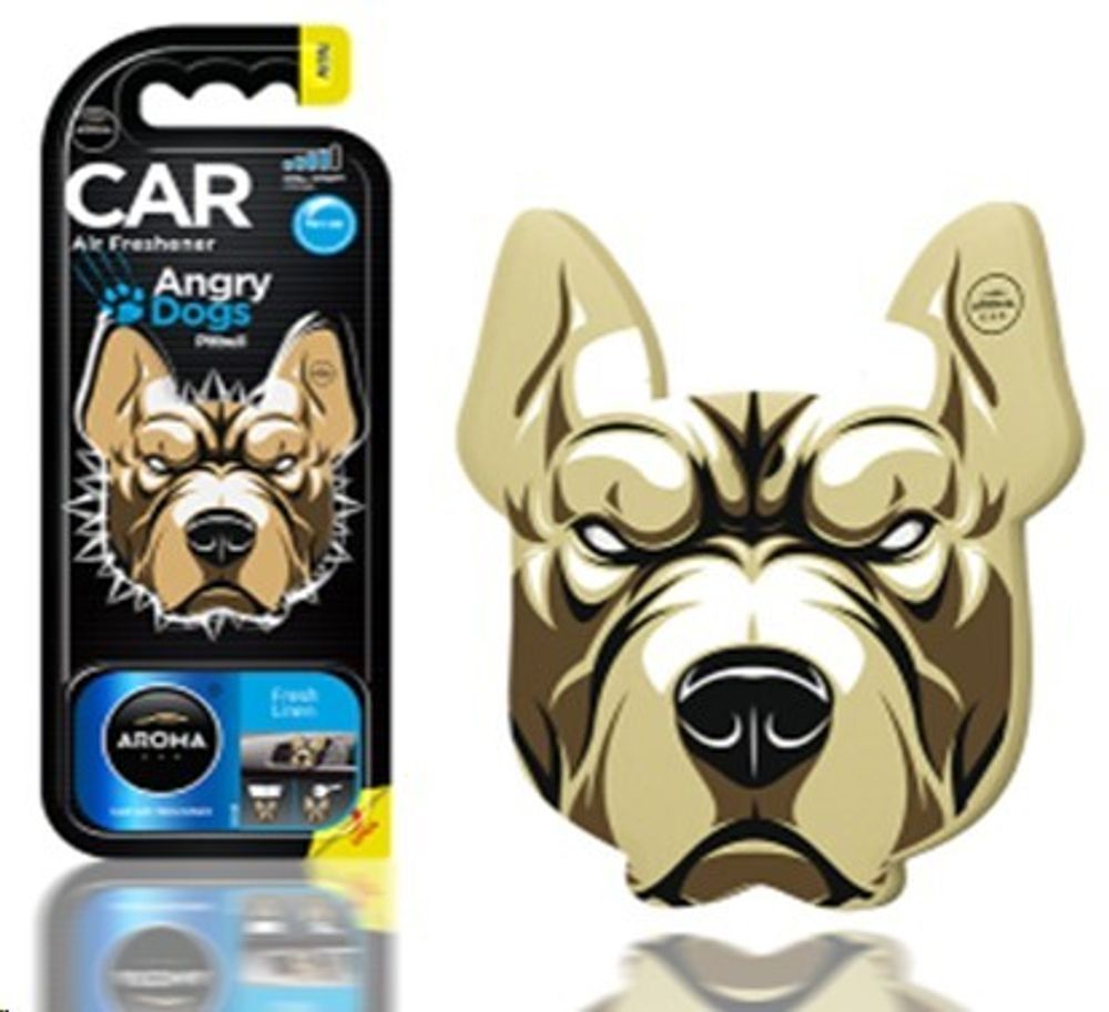 Ароматизатор подвесной  Angry Dogs  New Car (AROMA CAR)