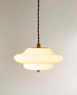 Zara Home Потолочный светильник, цвет ванильный, 20 см