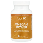 BrainMD, Omega-3 Power, 60 капсул (800 мг в каждой)