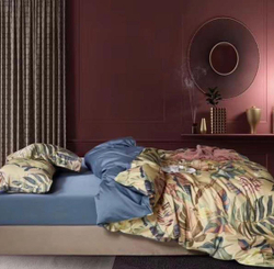 Комплект постельного белья ZEPHYR HOME ЕВРО пг. Мако-Сатин,Египетский хлопок желтый