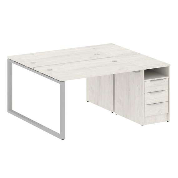 Метал Систем Рабочая станция с тумбой на О-образном м/к БО.РС-СТП-2.2