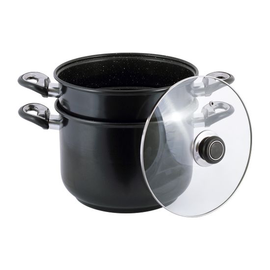 Пароварка одноуровневая из углеродистой стали Kamille KM-5825 (диаметр 24 см)